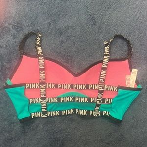 Pink Victoria Secret Cage Bralette S/P